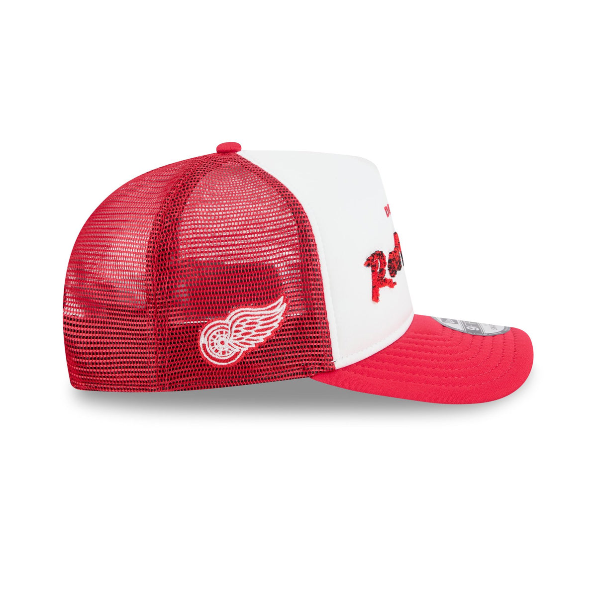Detroit Red Wings Fade Script 9FIFTY A-Frame Trucker Hat