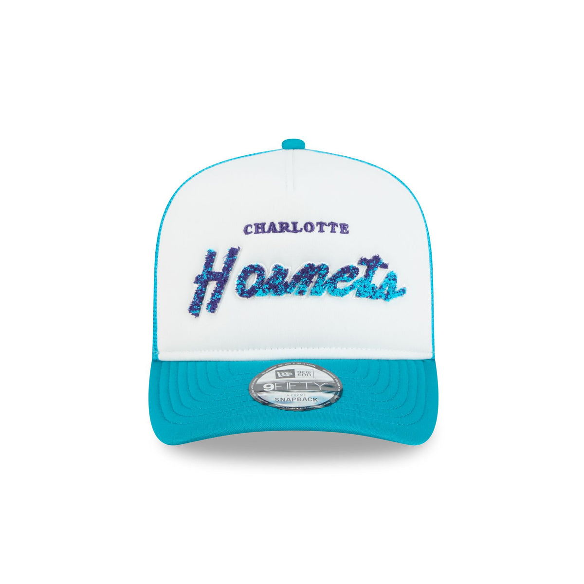 Charlotte Hornets Fade Script 9FIFTY A-Frame Trucker Hat
