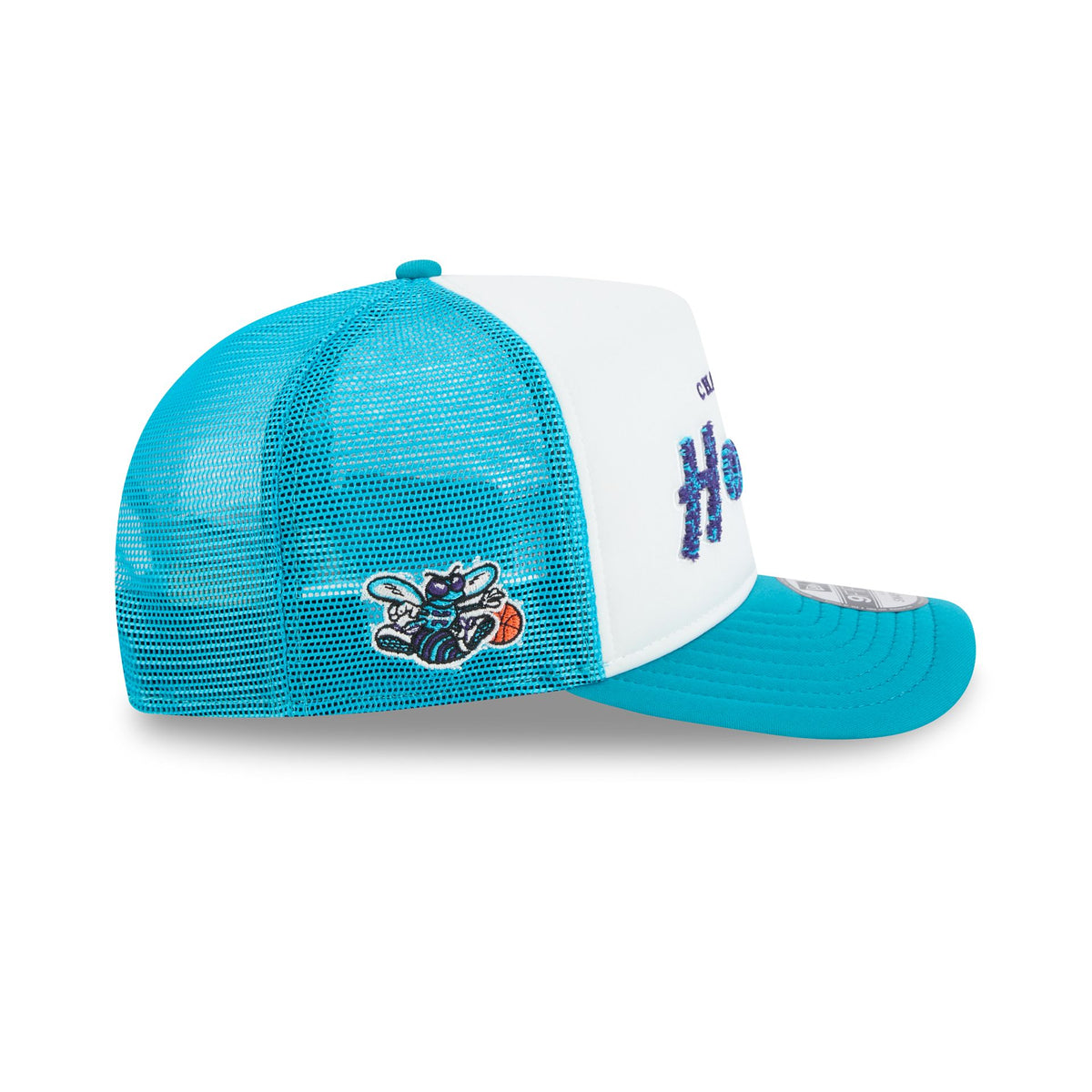 Charlotte Hornets Fade Script 9FIFTY A-Frame Trucker Hat