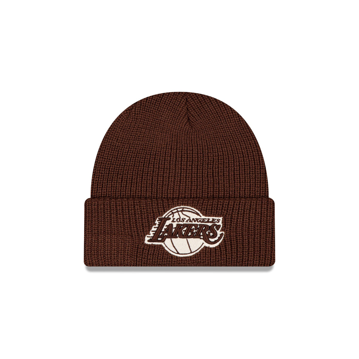 Los Angeles Lakers Walnut Cuff Knit Beanie Hat