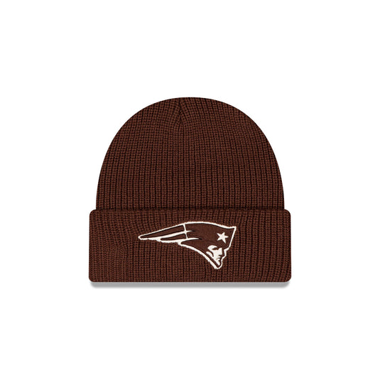 New England Patriots Walnut Cuff Knit Beanie Hat