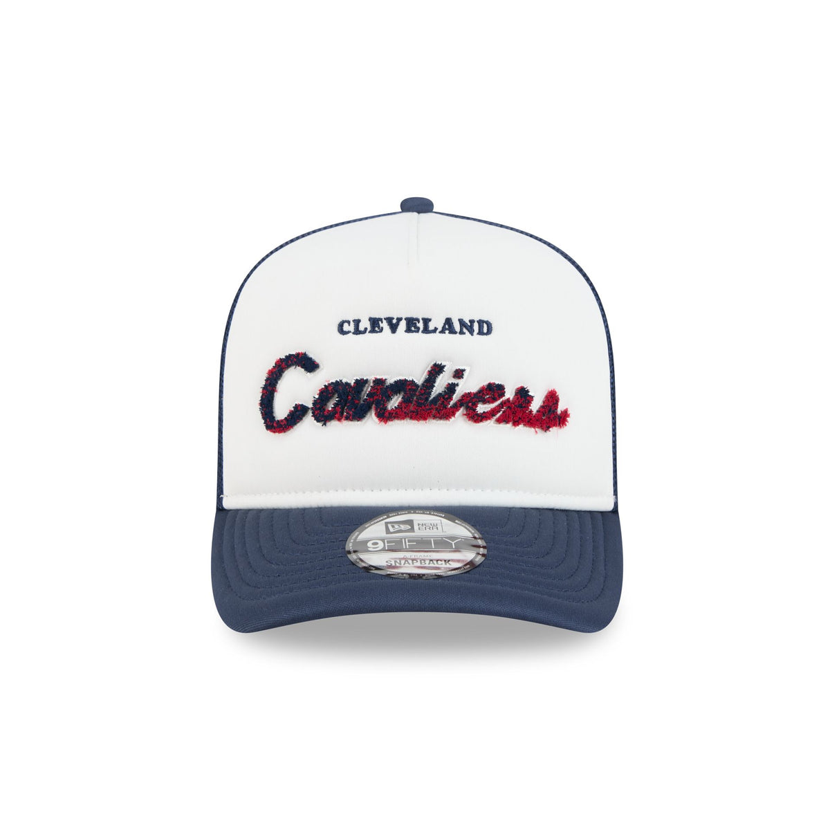 Cleveland Cavaliers Fade Script 9FIFTY A-Frame Trucker Hat