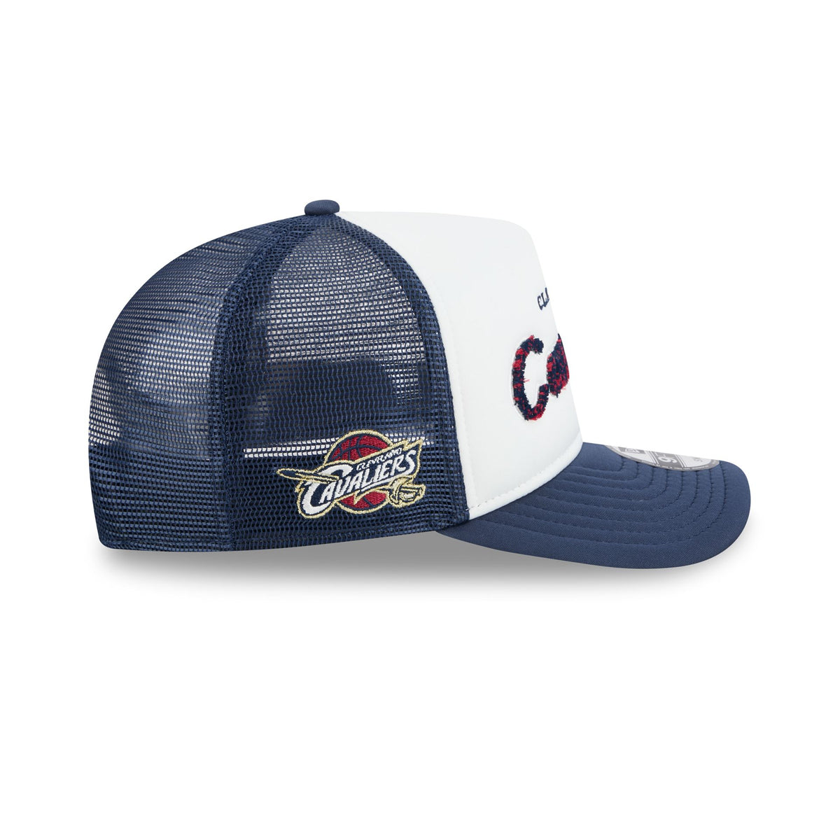 Cleveland Cavaliers Fade Script 9FIFTY A-Frame Trucker Hat