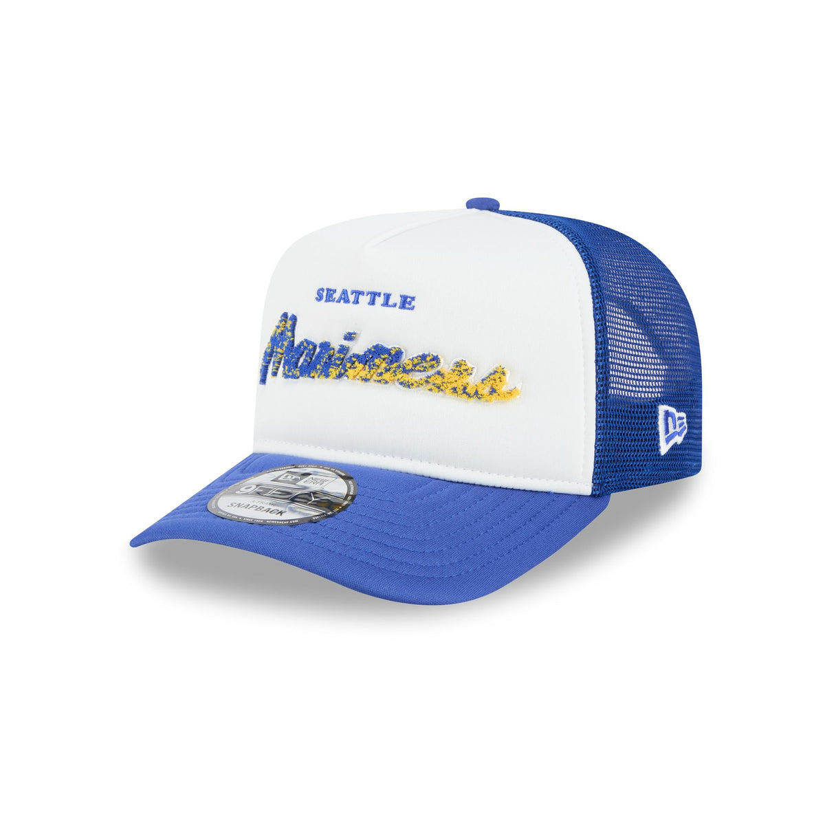 Seattle Mariners Fade Script 9FIFTY A-Frame Trucker Hat
