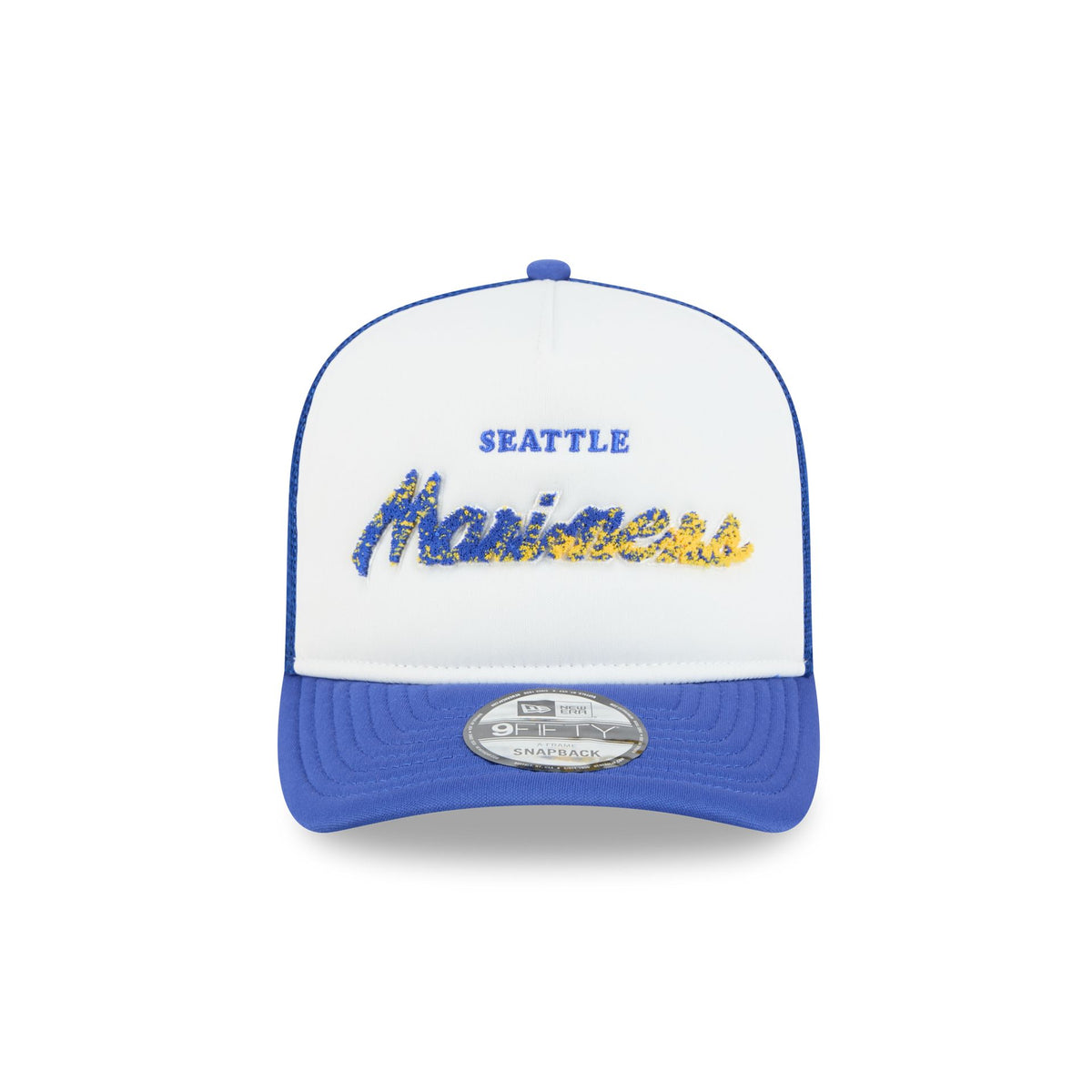 Seattle Mariners Fade Script 9FIFTY A-Frame Trucker Hat