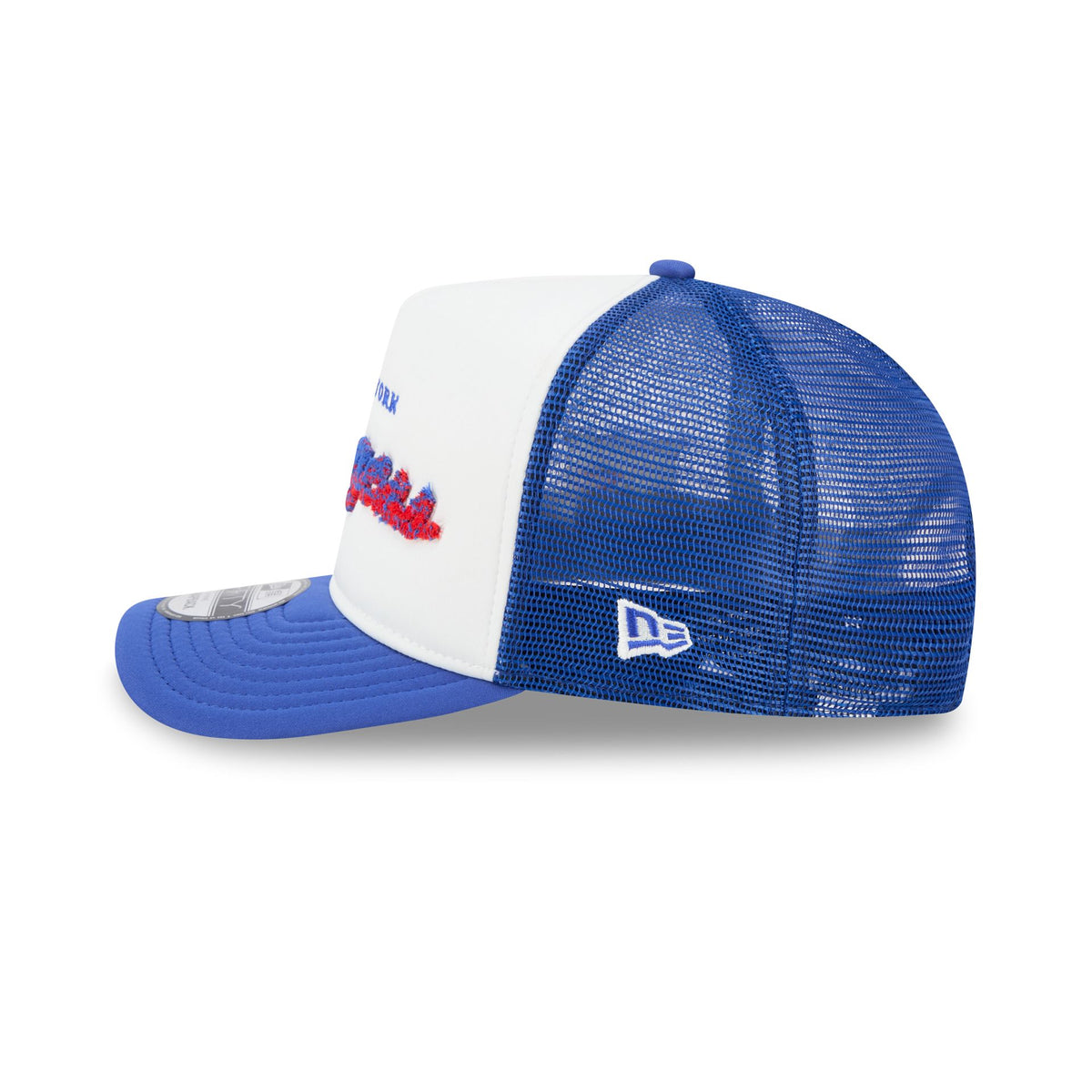 New York Rangers Fade Script 9FIFTY A-Frame Trucker Hat