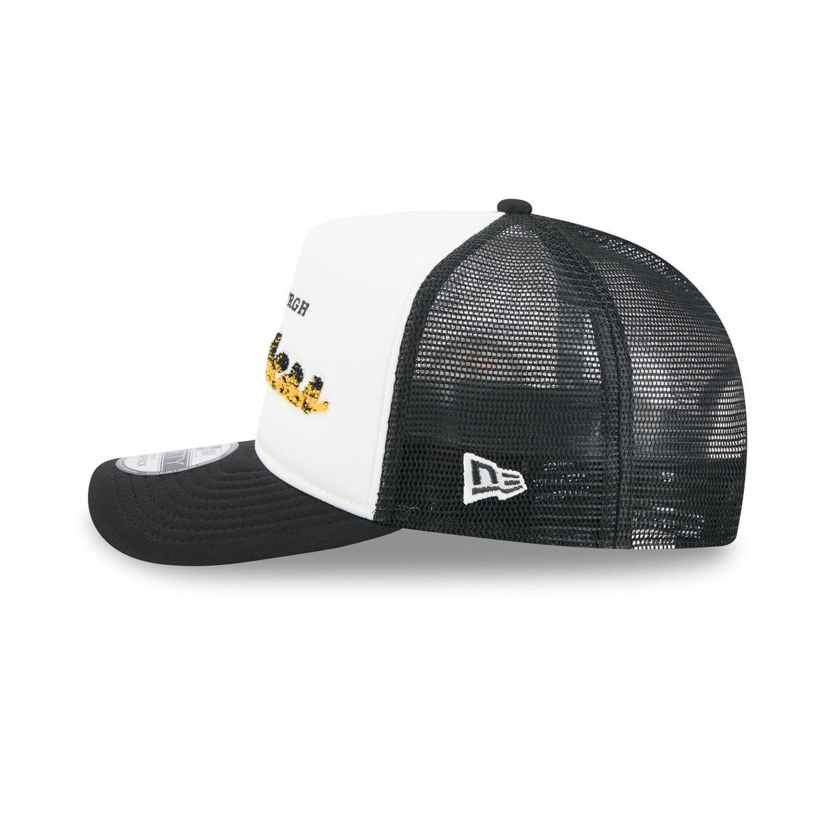 Pittsburgh Steelers Fade Script 9FIFTY A-Frame Trucker Hat