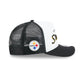 Pittsburgh Steelers Fade Script 9FIFTY A-Frame Trucker Hat
