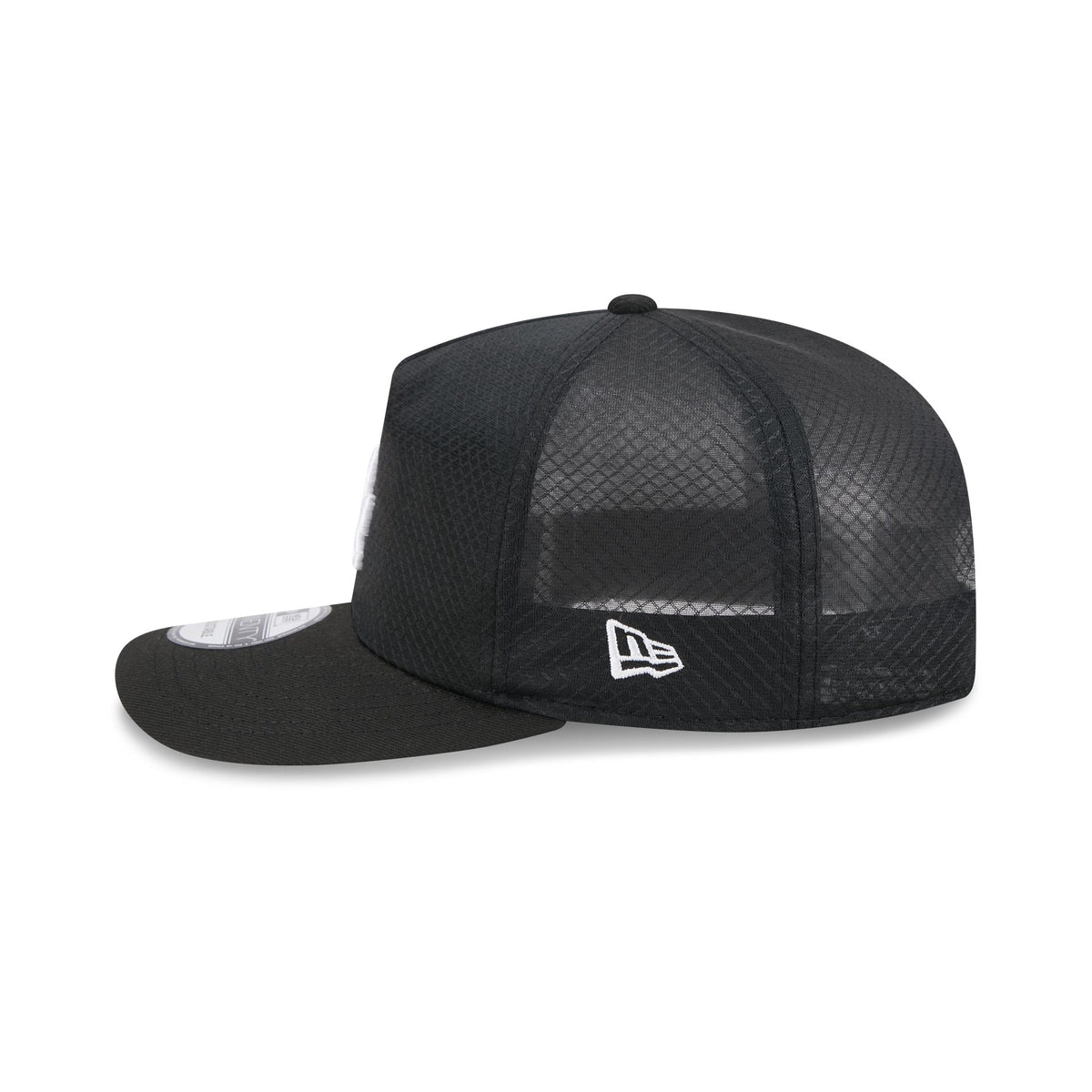 Los Angeles Dodgers Black & White Mesh 19TWENTY Trucker Hat