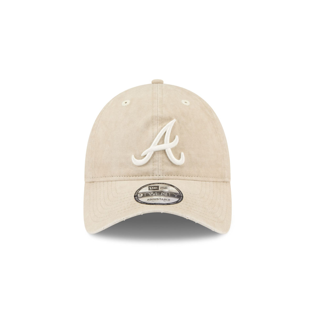 Atlanta Braves Washed Stone Cotton 9TWENTY Adjustable Hat
