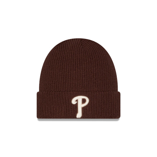 Philadelphia Phillies Walnut Cuff Knit Beanie Hat