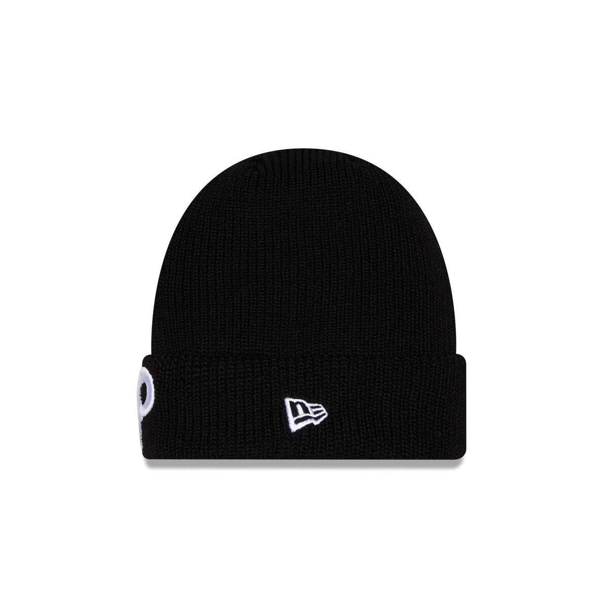Philadelphia Phillies Black Cuff Knit Beanie Hat