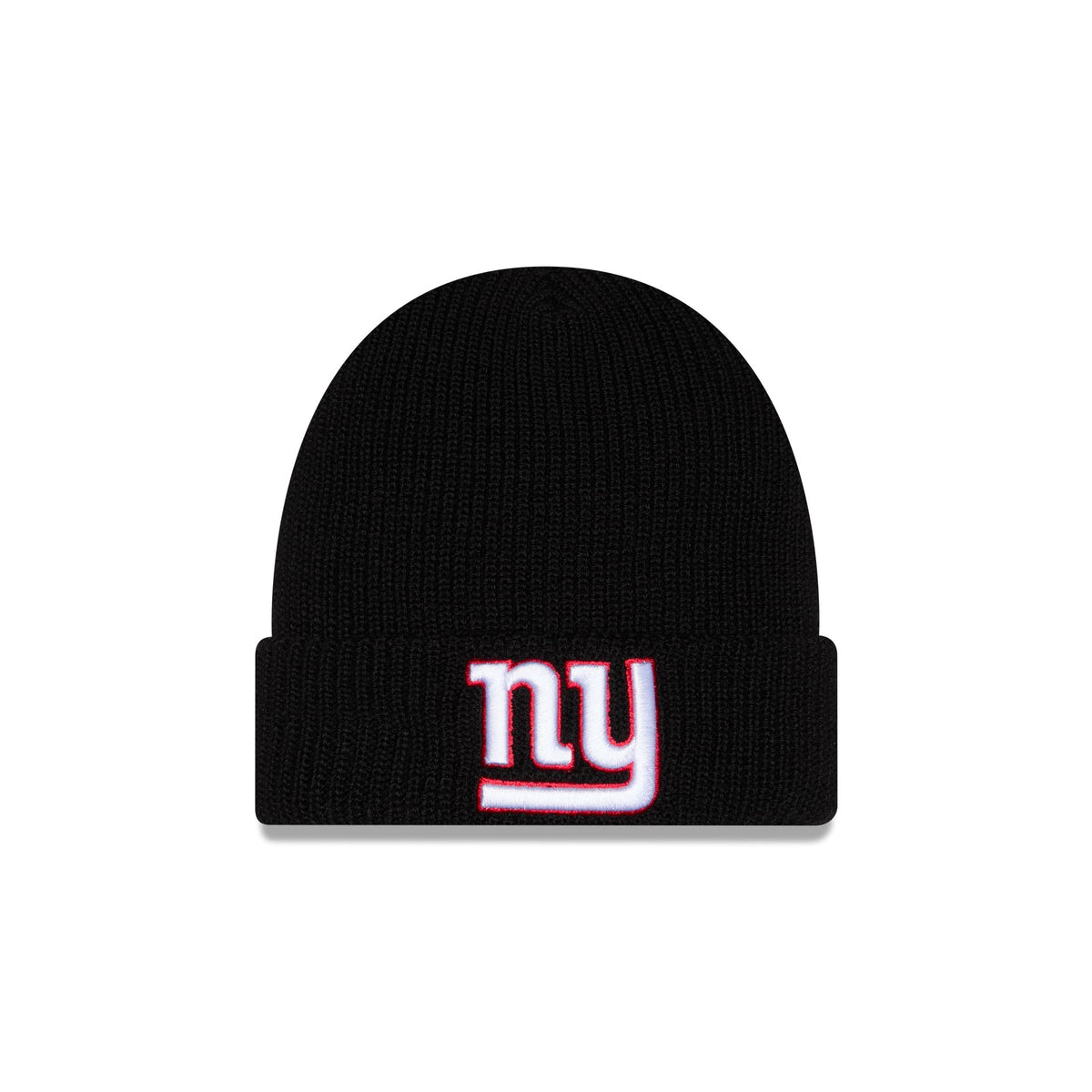 New York Giants Black Cuff Knit Beanie Hat