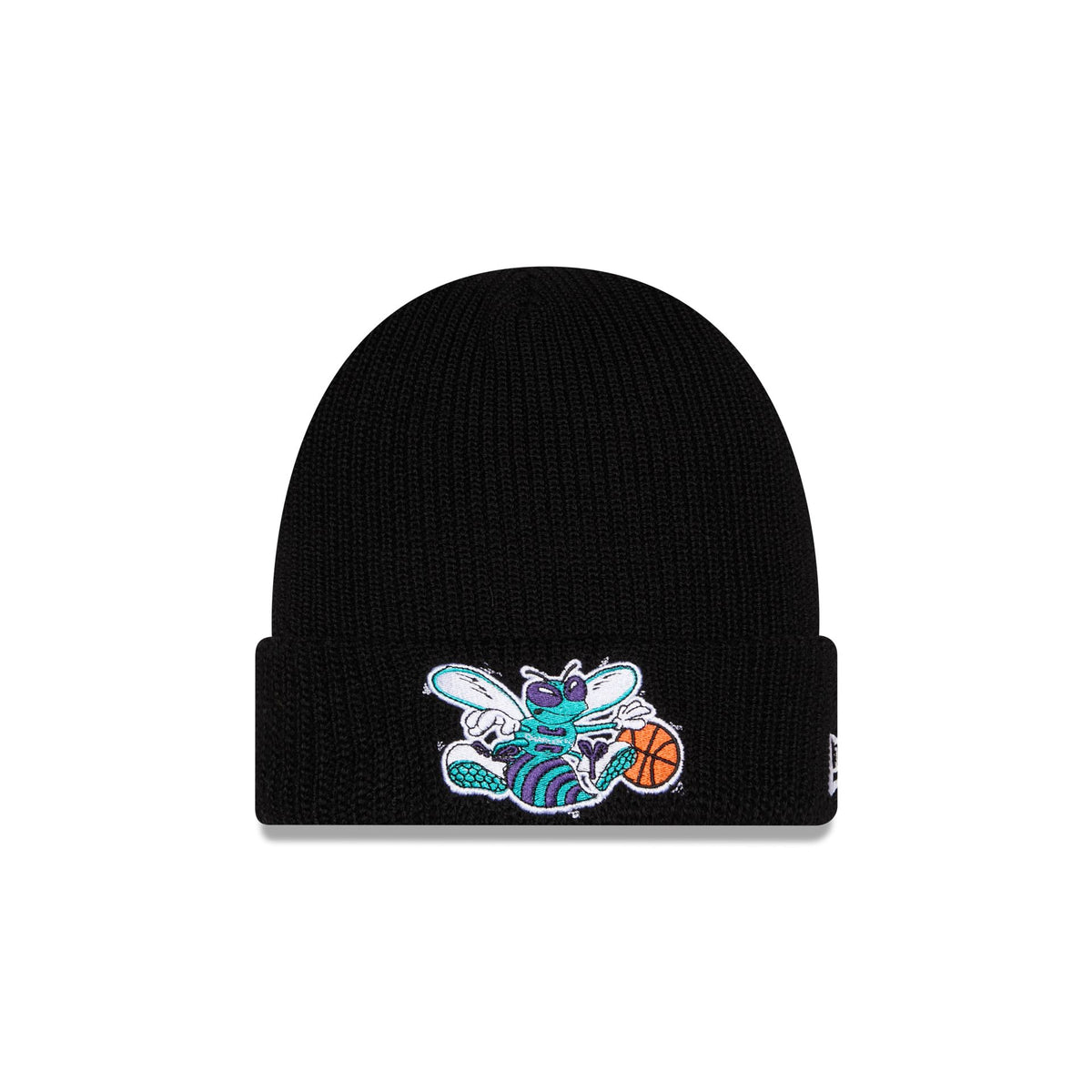Charlotte Hornets Black Cuff Knit Beanie Hat