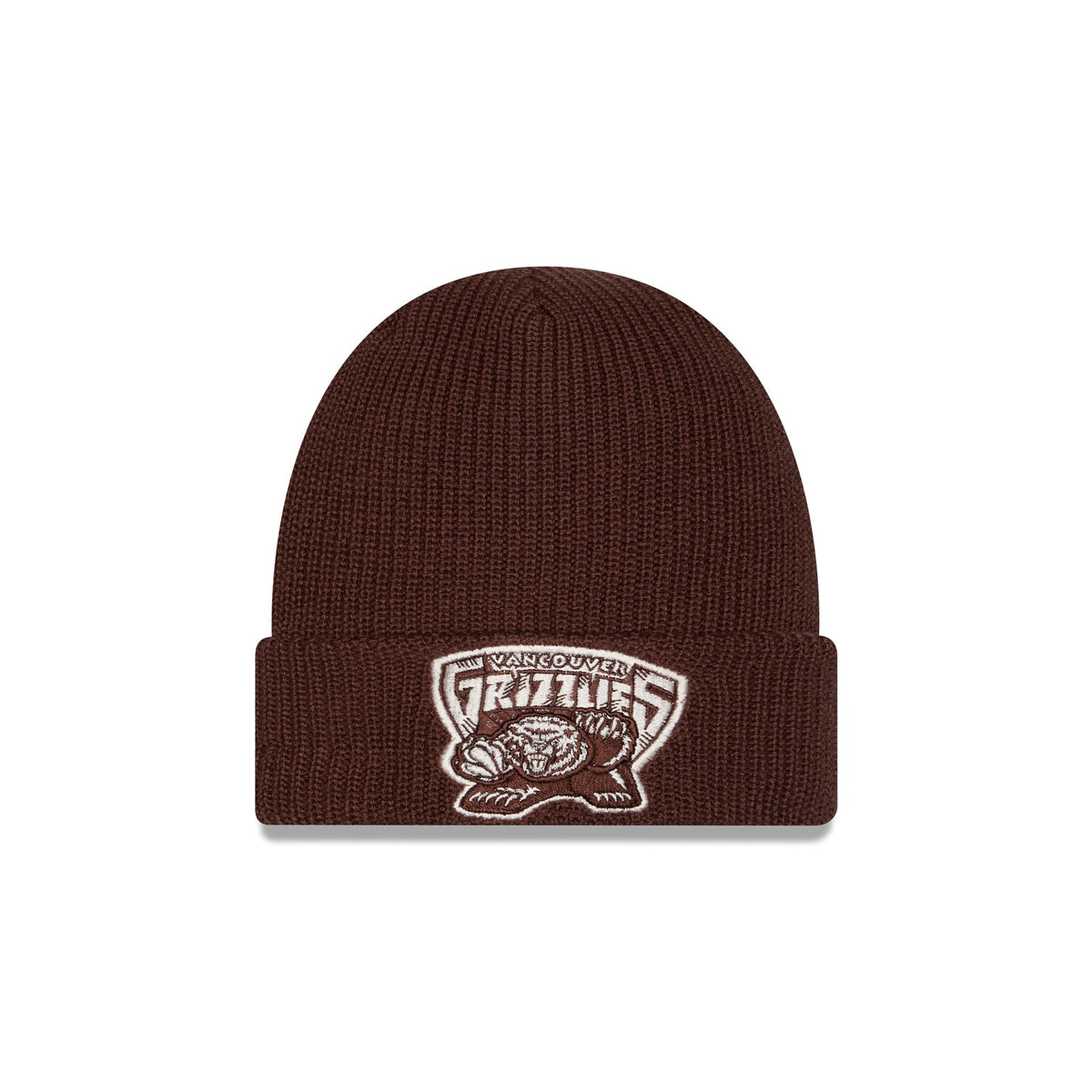 Vancouver Grizzlies Walnut Cuff Knit Beanie Hat