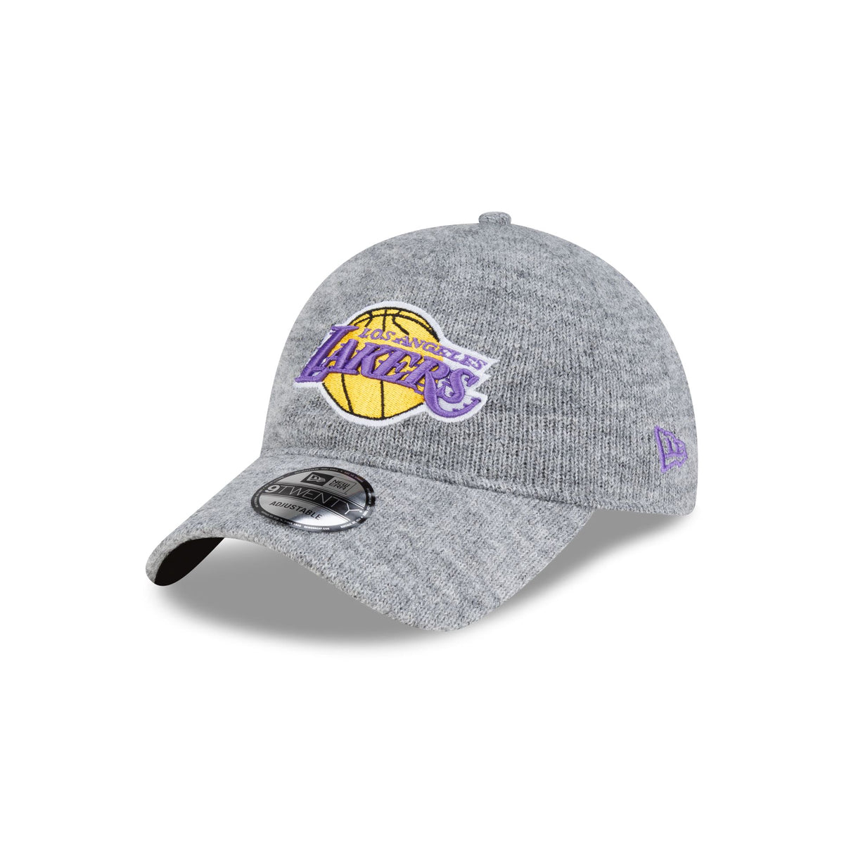 Los Angeles Lakers Gray Wool 9TWENTY Adjustable Hat