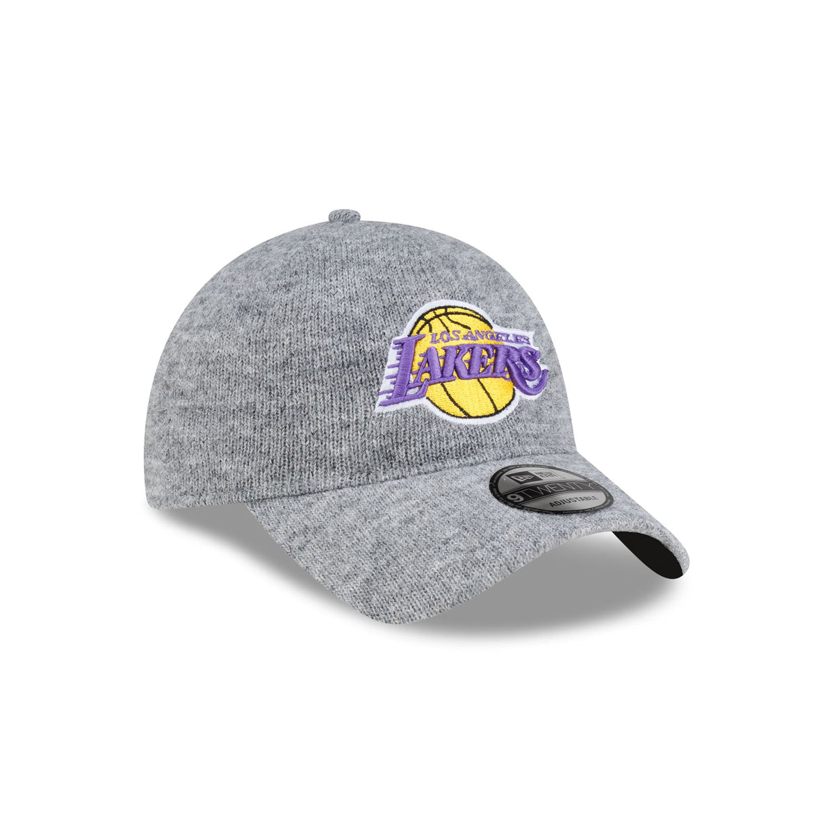 Los Angeles Lakers Gray Wool 9TWENTY Adjustable Hat