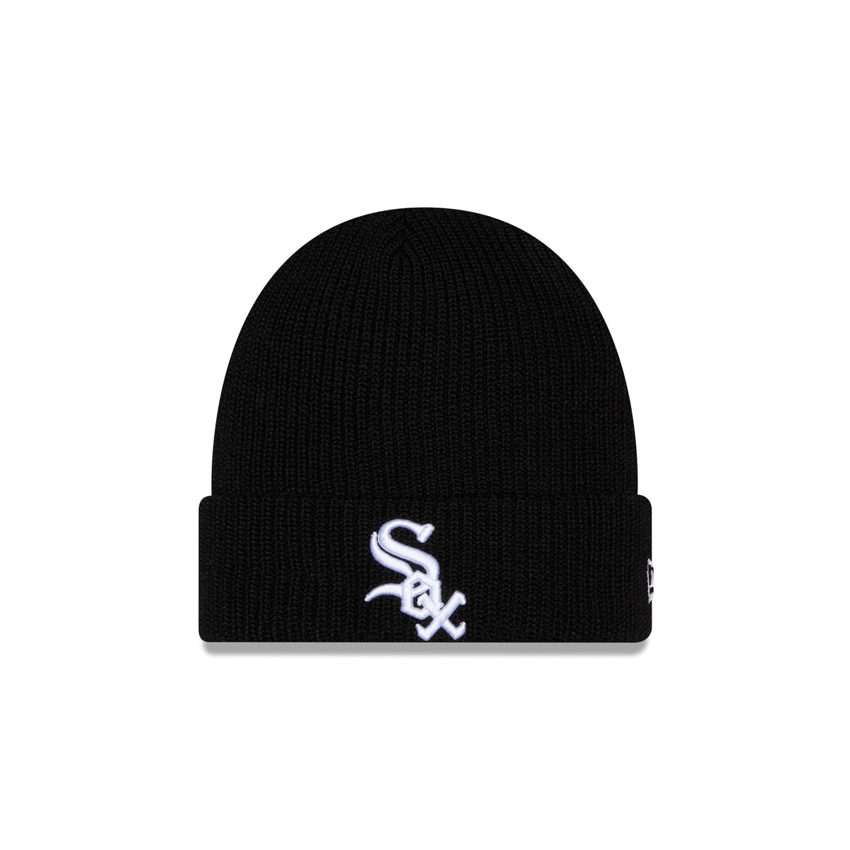 Chicago White Sox Black Cuff Knit Beanie Hat