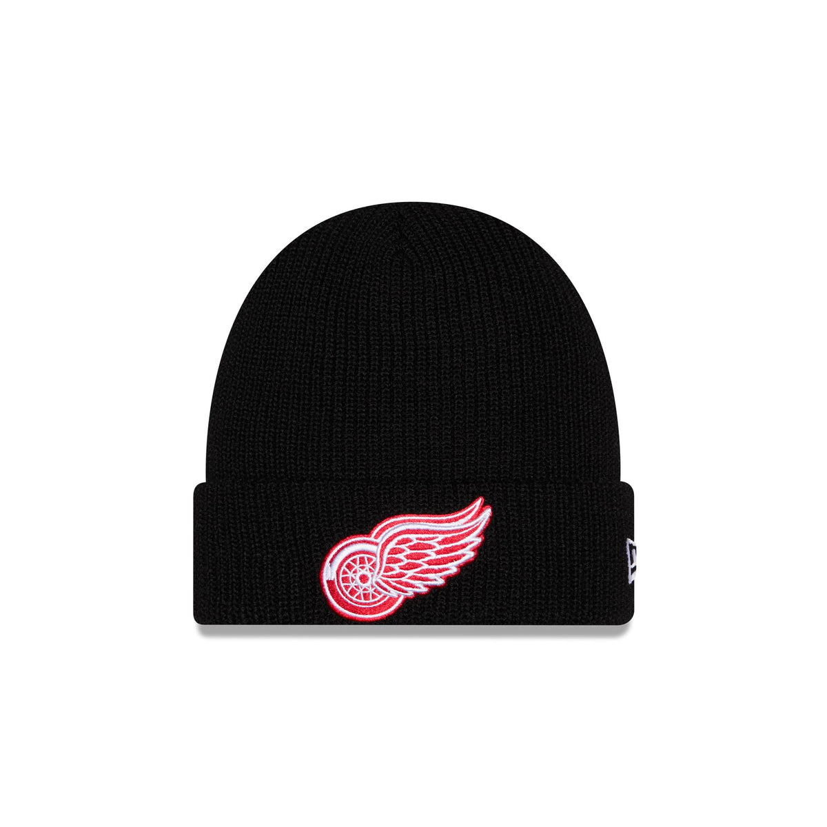 Detroit Red Wings Black Cuff Knit Beanie Hat