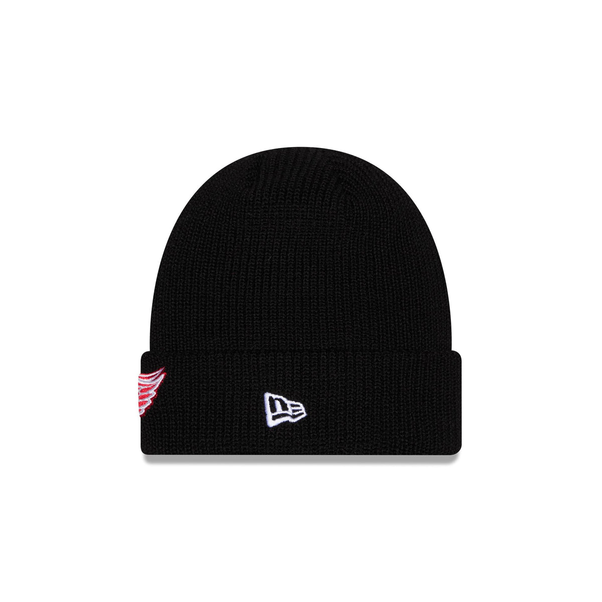 Detroit Red Wings Black Cuff Knit Beanie Hat