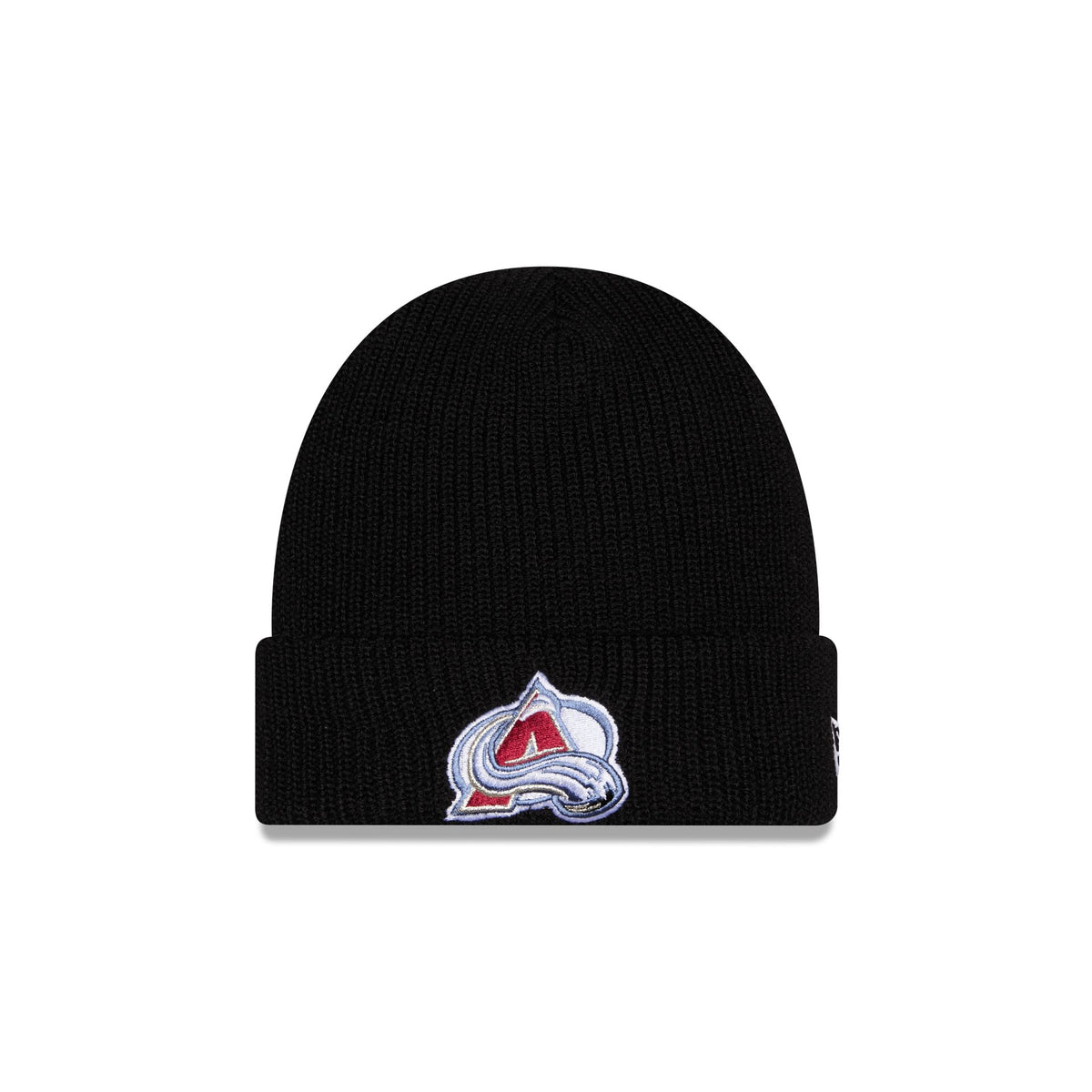 Colorado Avalanche Black Cuff Knit Beanie Hat