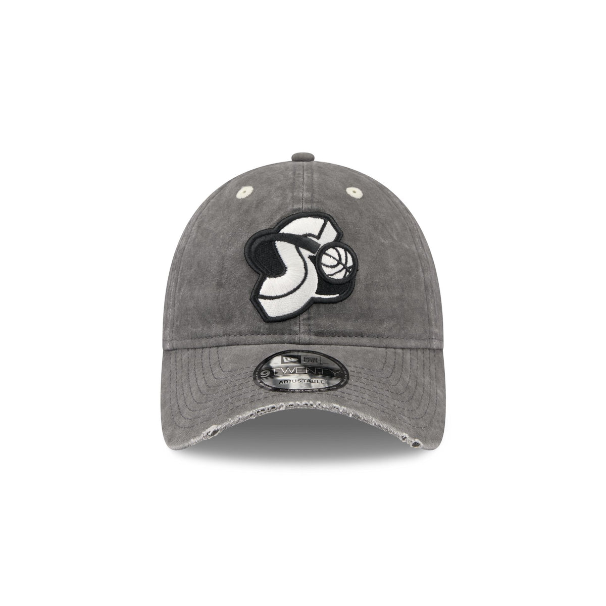 Seattle SuperSonics Washed Black Cotton 9TWENTY Adjustable Hat