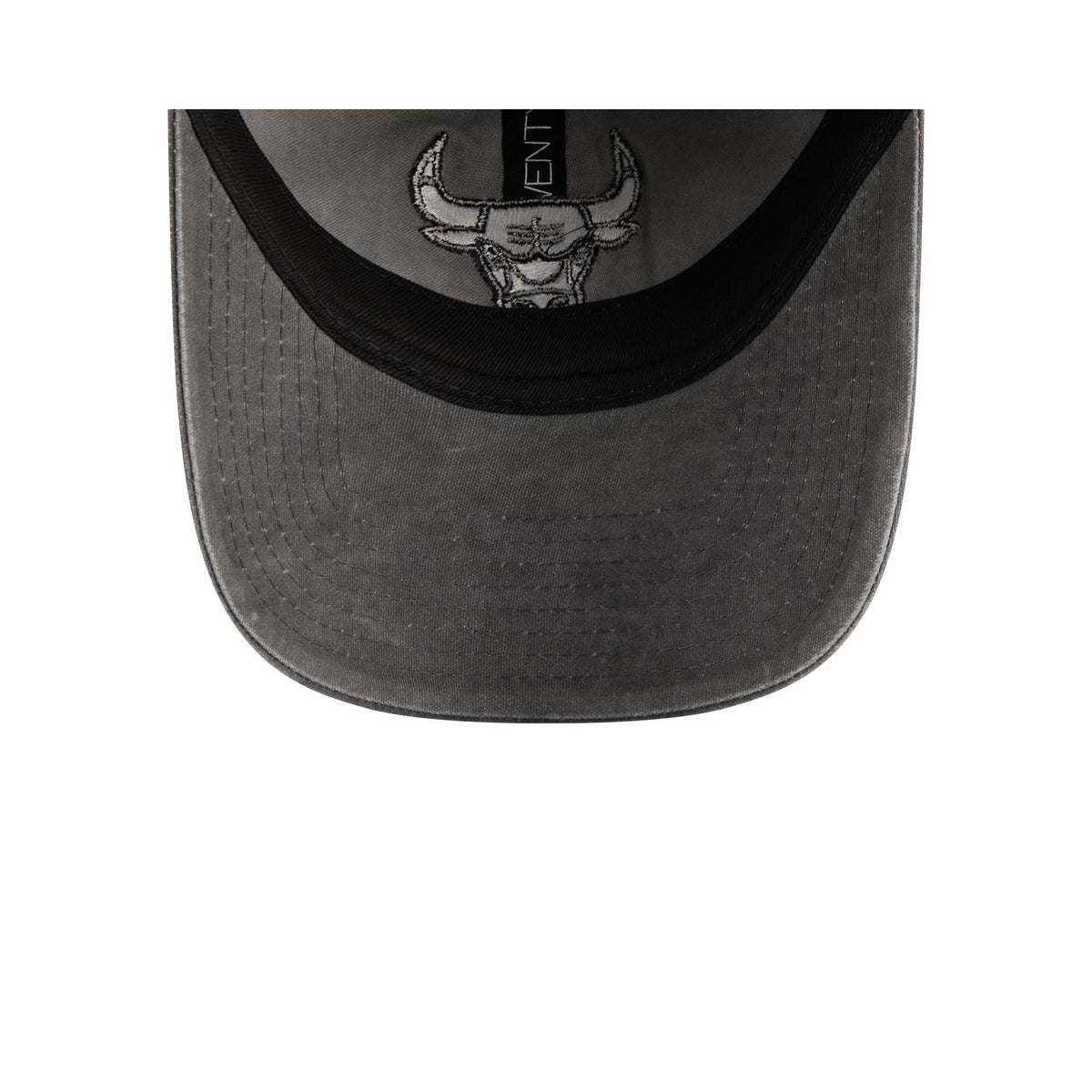 Chicago Bulls Washed Black Cotton 9TWENTY Adjustable Hat