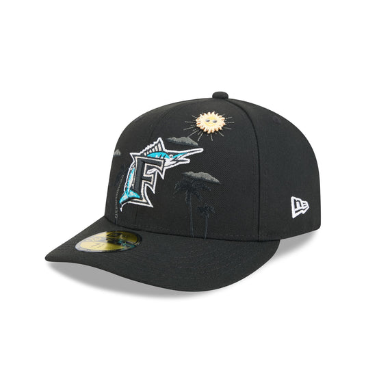 Miami Marlins Team Element 59FIFTY Fitted Hat