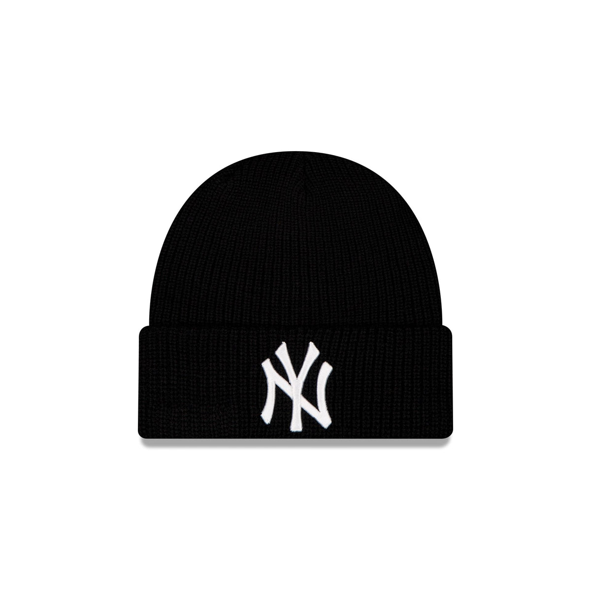 New York Yankees Black Cuff Knit Beanie Hat
