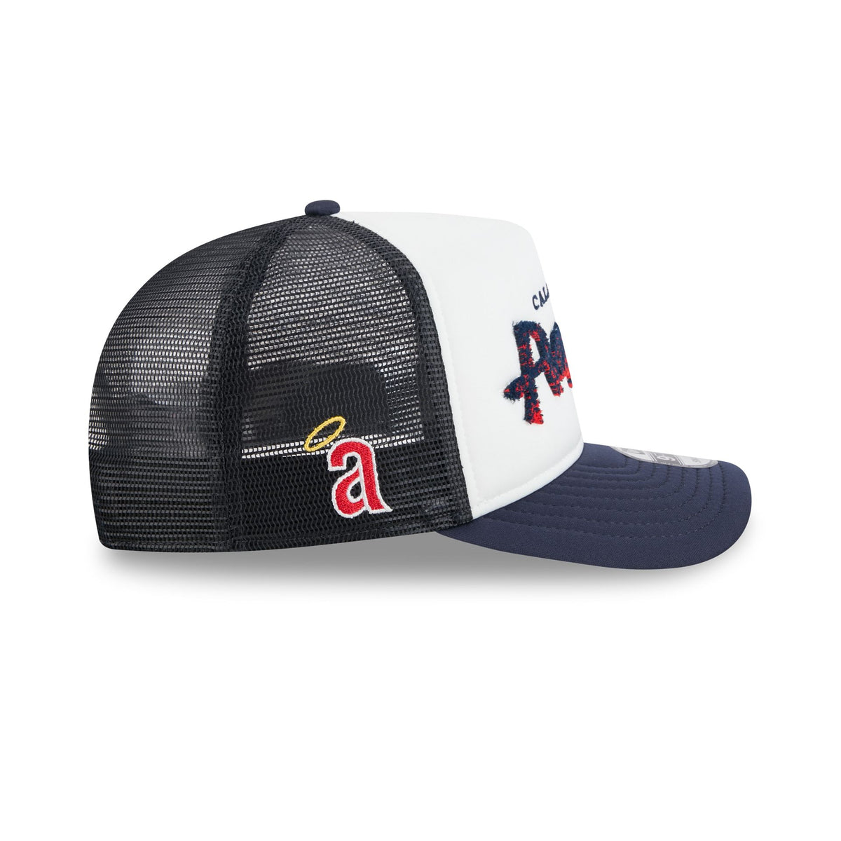 Los Angeles Angels Fade Script 9FIFTY A-Frame Trucker Hat
