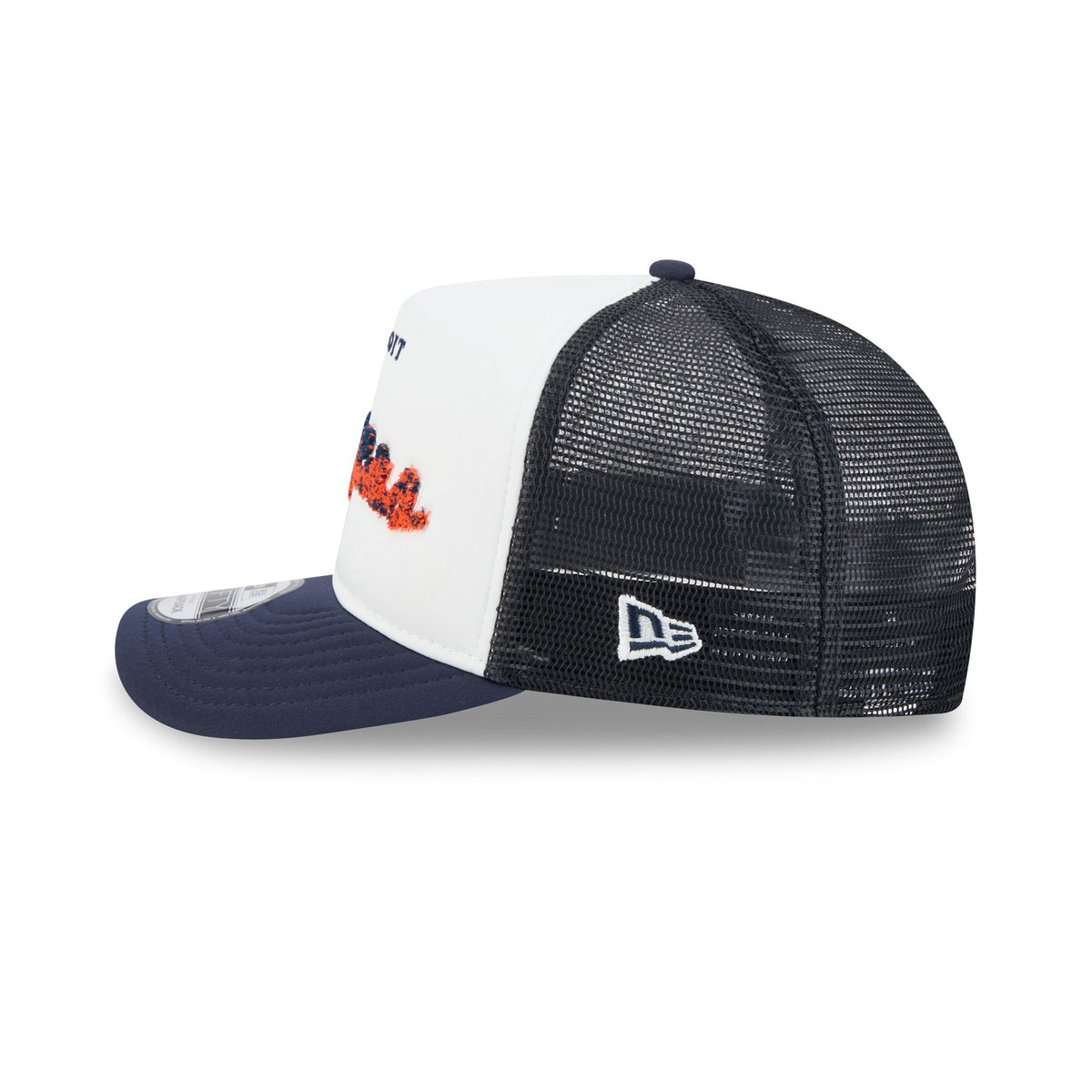 Detroit Tigers Fade Script 9FIFTY A-Frame Trucker Hat