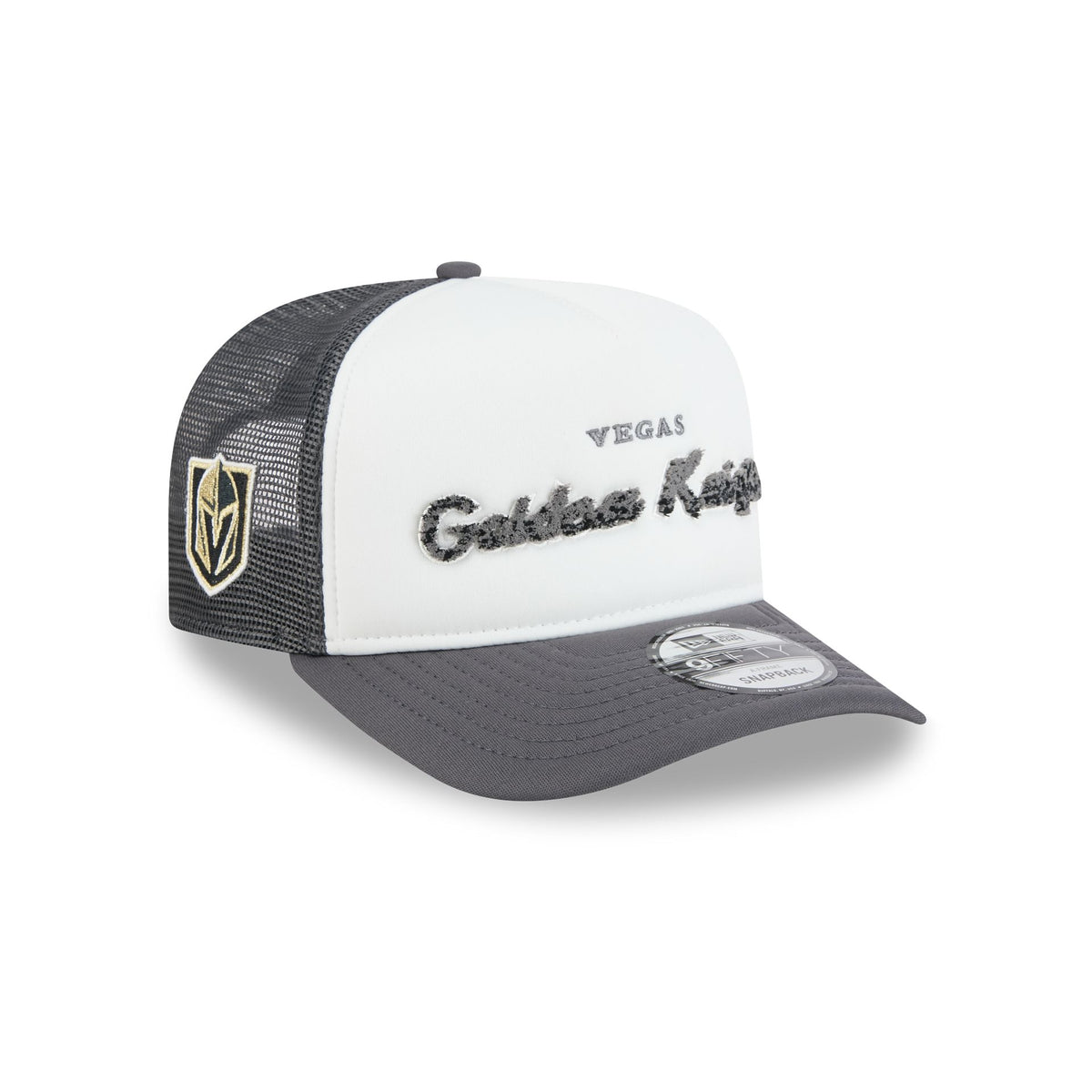 Vegas Golden Knights Fade Script 9FIFTY A-Frame Trucker Hat