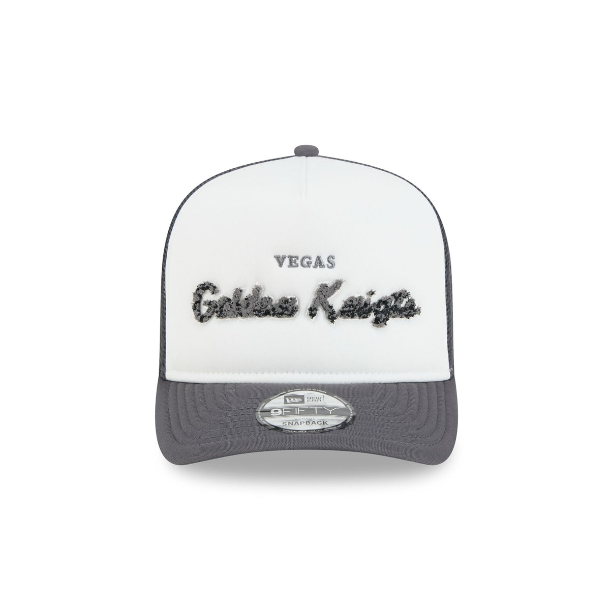 Vegas Golden Knights Fade Script 9FIFTY A-Frame Trucker Hat