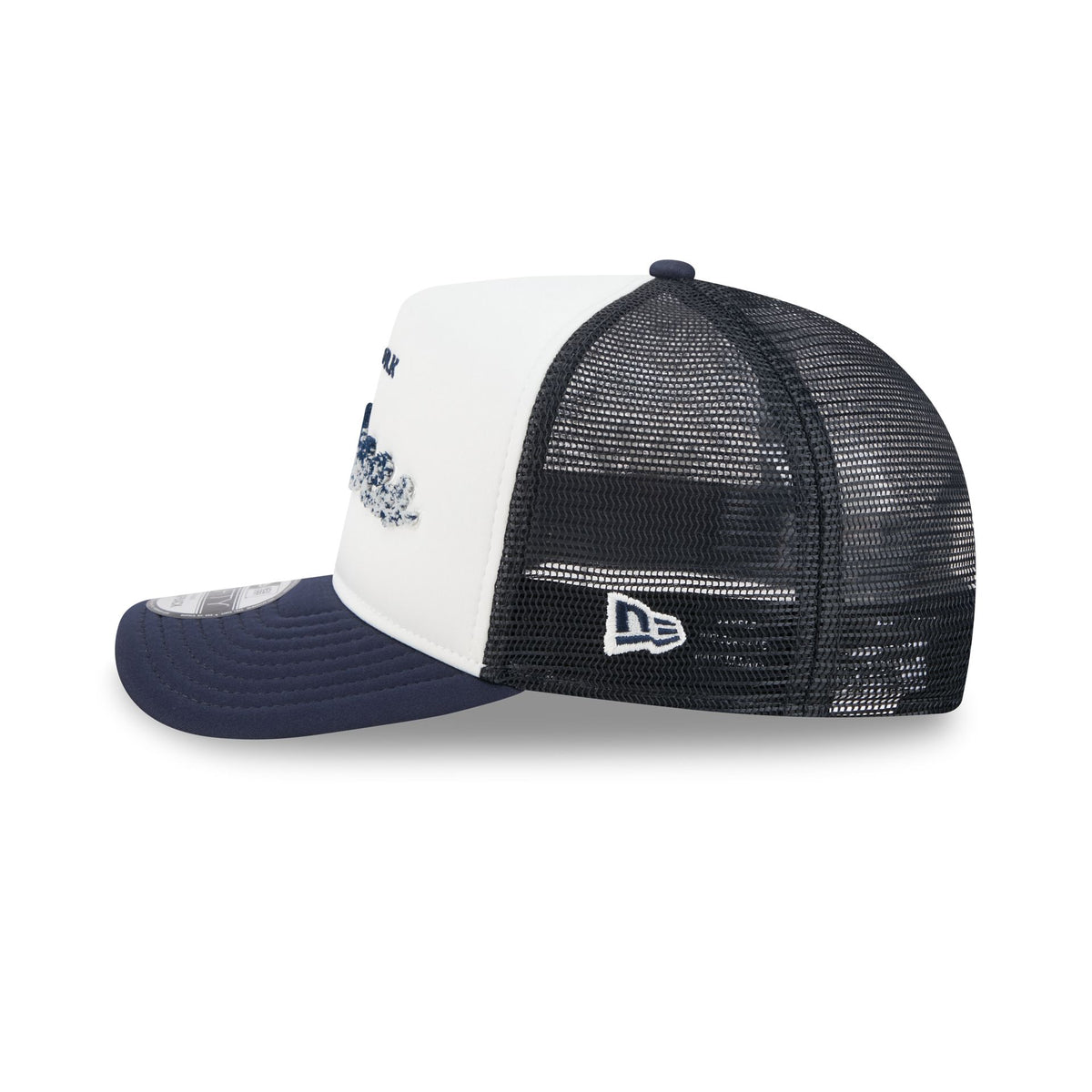 New York Yankees Fade Script 9FIFTY A-Frame Trucker Hat
