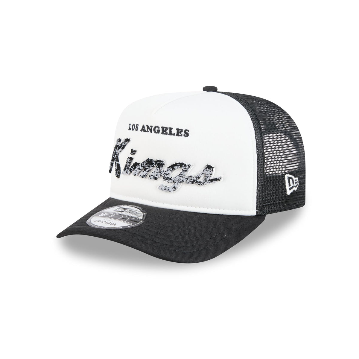 Los Angeles Kings Fade Script 9FIFTY A-Frame Trucker Hat
