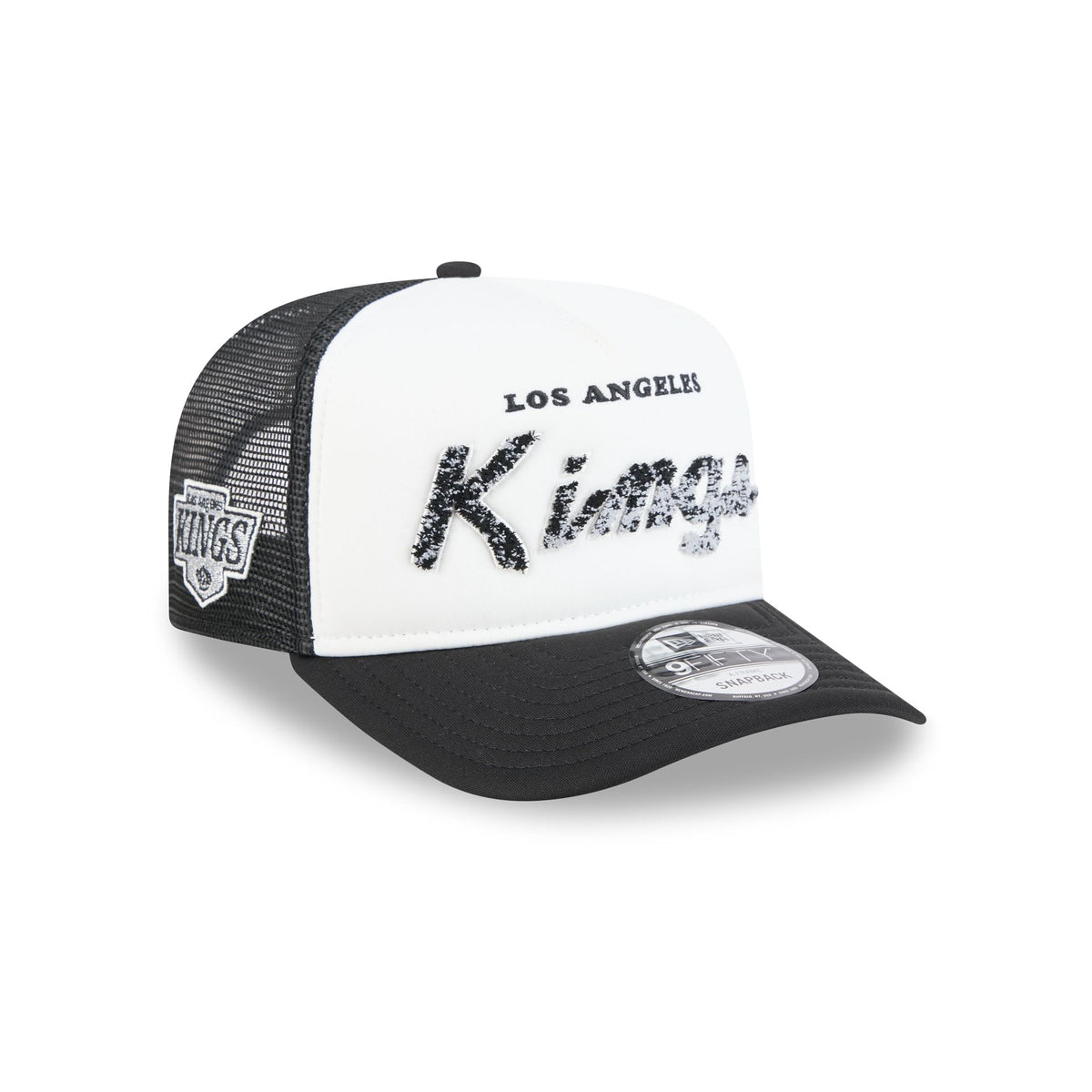 Los Angeles Kings Fade Script 9FIFTY A-Frame Trucker Hat
