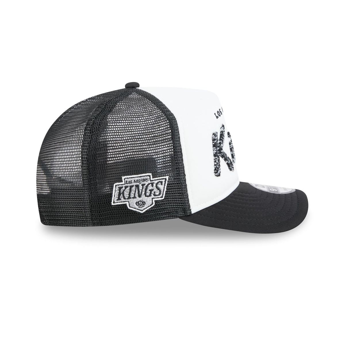 Los Angeles Kings Fade Script 9FIFTY A-Frame Trucker Hat