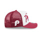 Philadelphia Phillies Fade Script 9FIFTY A-Frame Trucker Hat