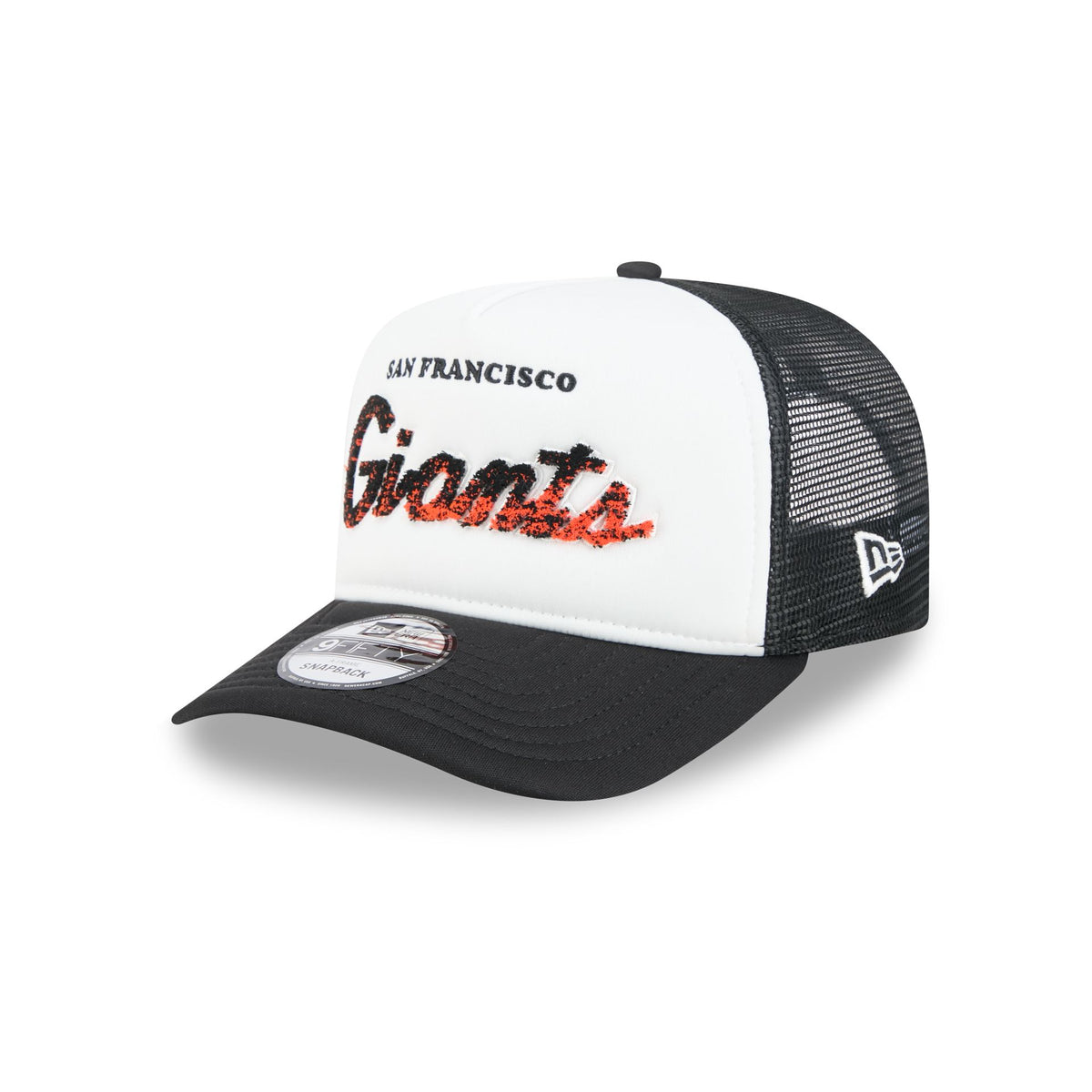 San Francisco Giants Fade Script 9FIFTY A-Frame Trucker Hat