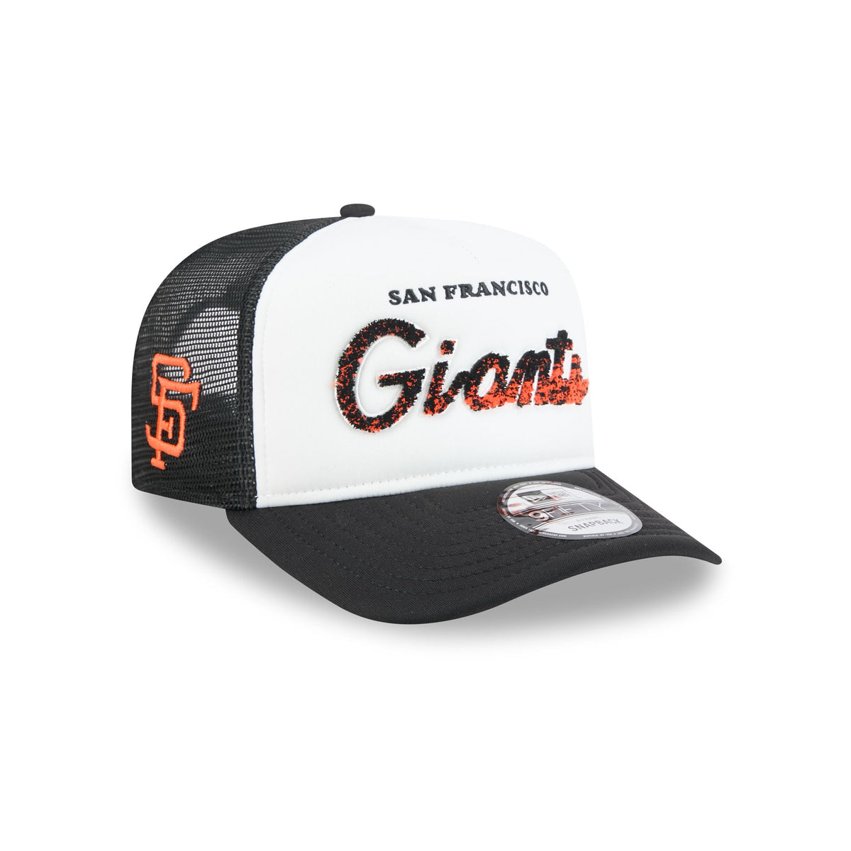 San Francisco Giants Fade Script 9FIFTY A-Frame Trucker Hat