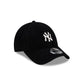 New York Yankees Black Winter Borg 9FORTY Snapback Hat