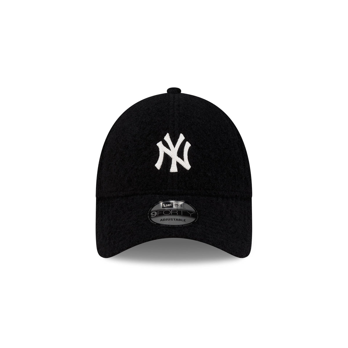 New York Yankees Black Winter Borg 9FORTY Snapback Hat