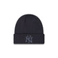 New York Yankees League Essential Dark Gray Beanie Hat