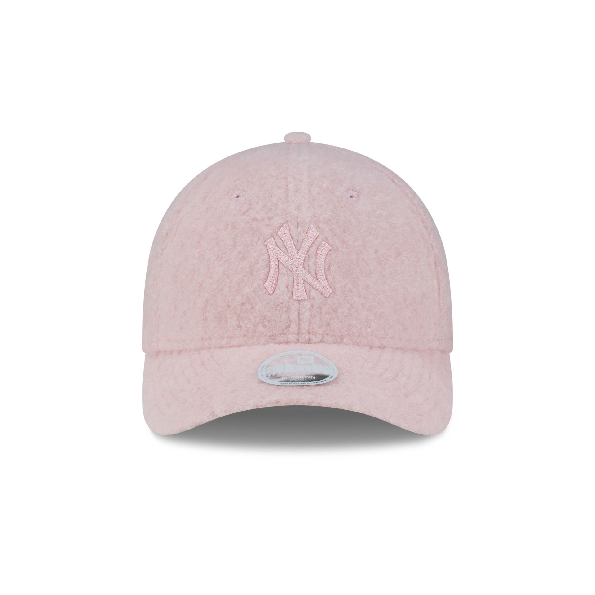New York Yankees Pink Winter Borg Women's 9FORTY M-Crown Snapback