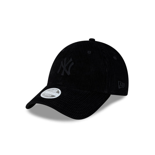 New York Yankees Black Corduroy Women's 9FORTY Adjustable Hat
