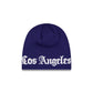 Los Angeles Dodgers Wordmark Skully Knit Beanie Hat