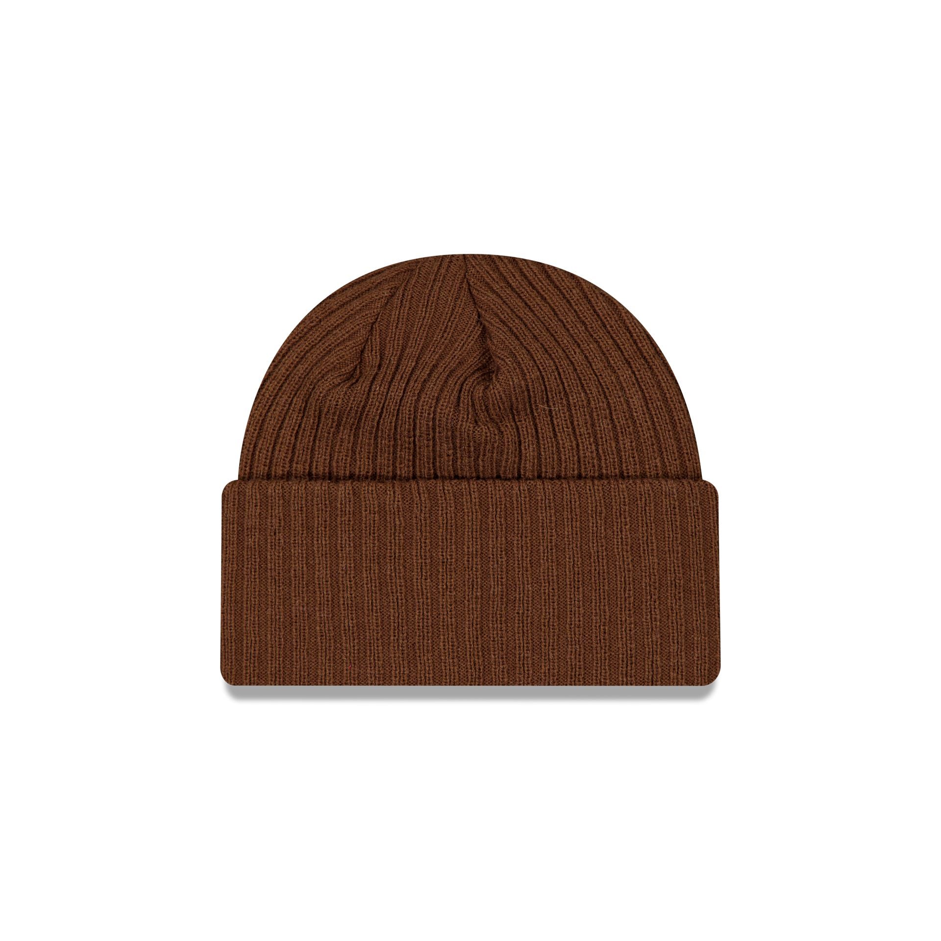 Los Angeles Dodgers Wide Cuff Brown Beanie Hat – New Era Cap