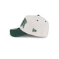 New York Yankees Green Wordmark Suede 9FORTY A-Frame Snapback Hat