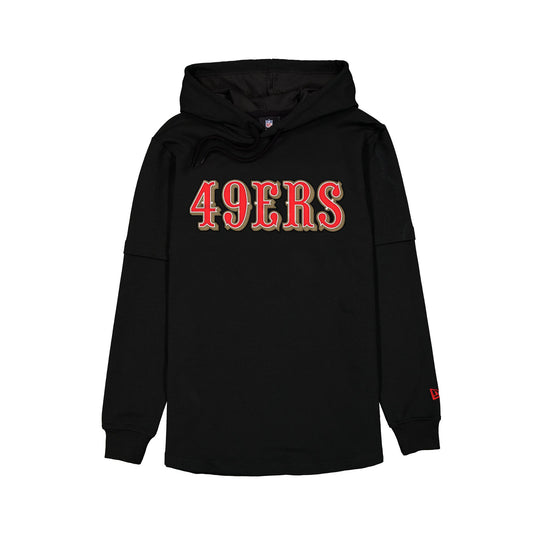 San Francisco 49ers 2026 Functional Fandom Layered Hoodie T-Shirt - New Era Cap