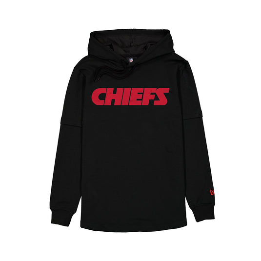 Kansas City Chiefs 2026 Functional Fandom Layered Hoodie T-Shirt - New Era Cap